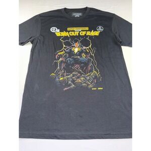 Zero Foxtrot Born Out Of Rage Black Adam Graphic T-Shirt Mens Medium Black NWOT
